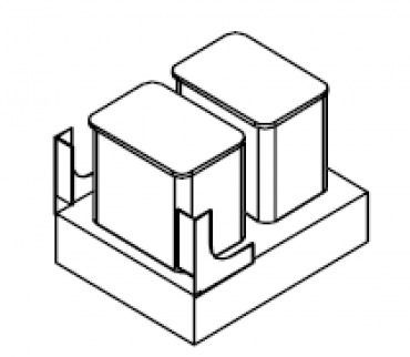 Nutmeg Twist Trash Pull-Out for 18" or 21" Base Cabinet